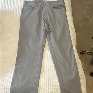 Men’s Peter Millar Grey Signature Sateen Pants